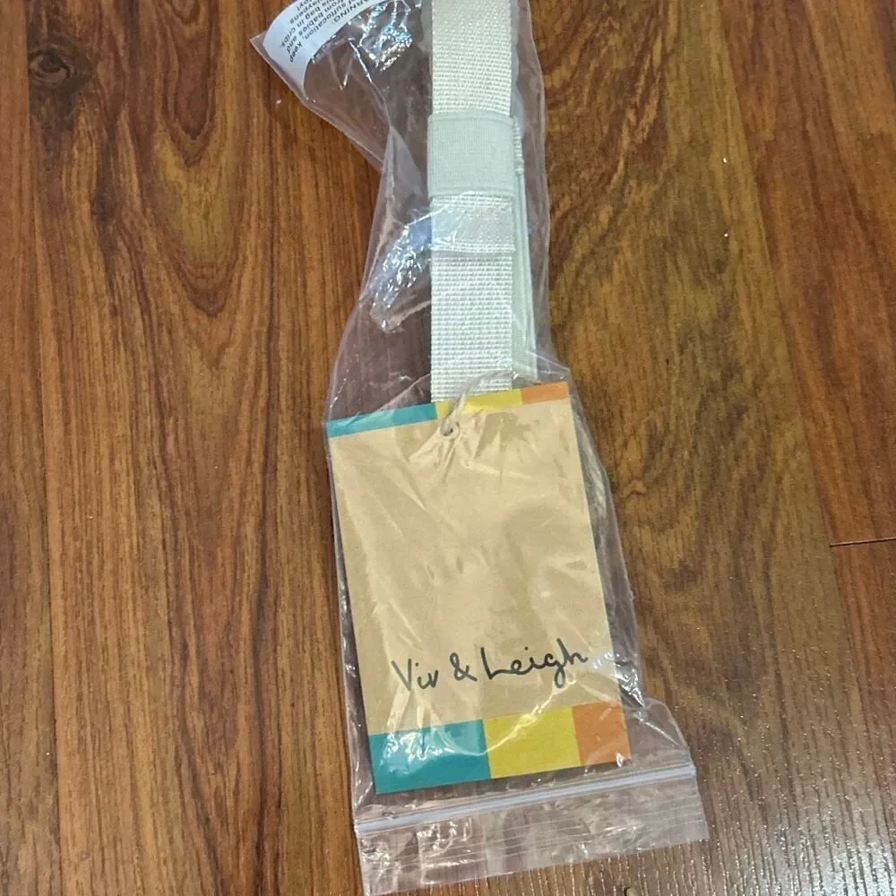 NWT Viv & Leigh chest strap ivory for backpack kids